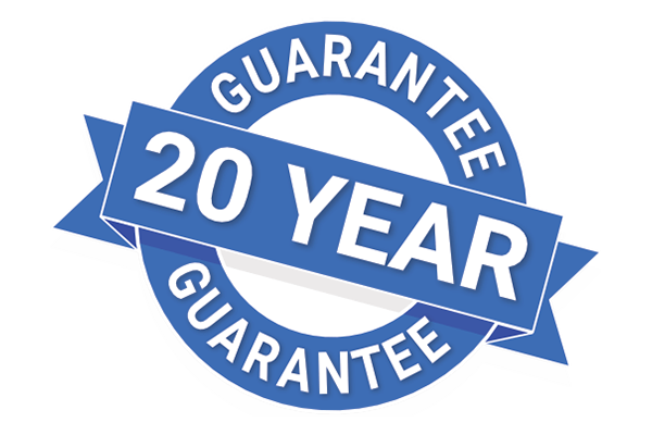 20 Years guarantee